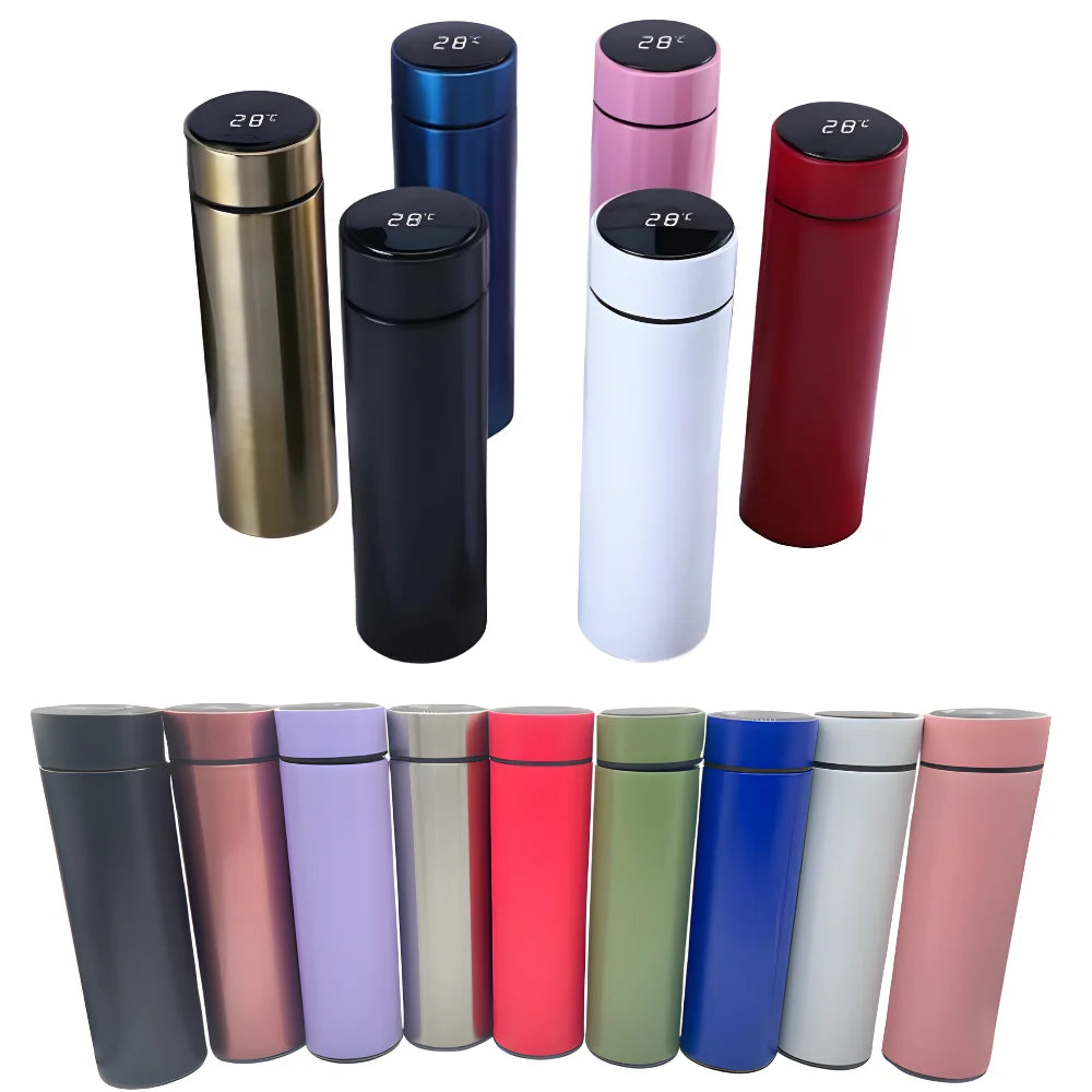 Garrafa Térmica Inox, Inteligente Sensor De Temperatura Digital