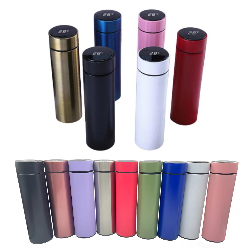 Garrafa Térmica Inox, Inteligente Sensor De Temperatura Digital