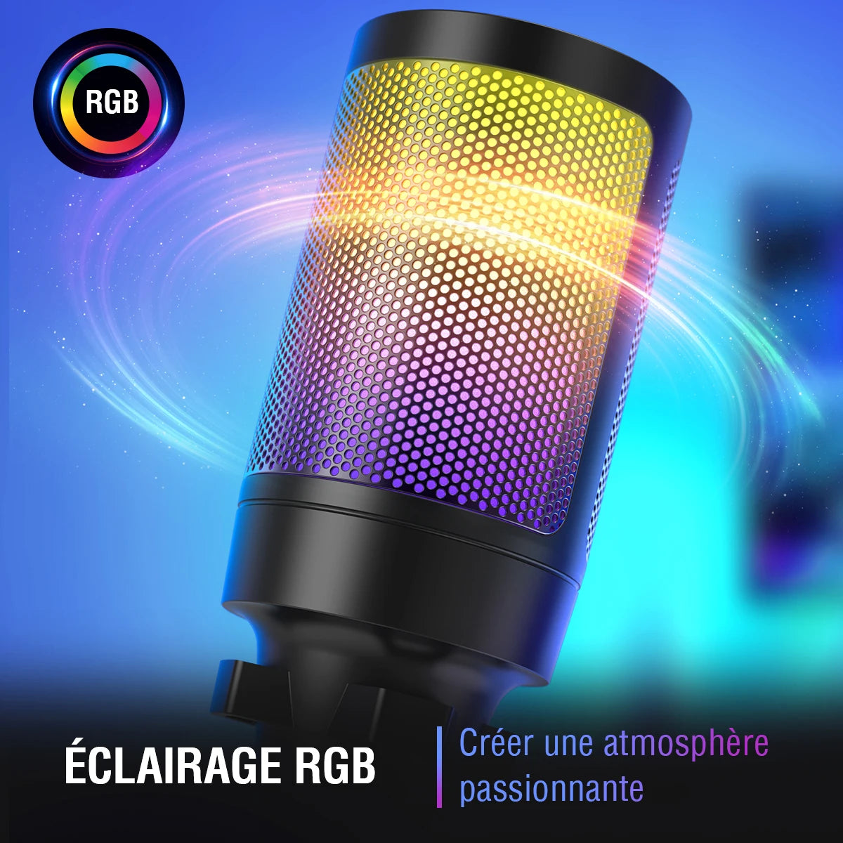 FIFINE Microfone USB para Jogos