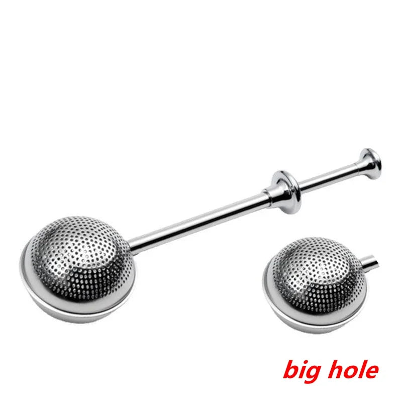 Coador de aço inoxidável infusor de chá telescópico