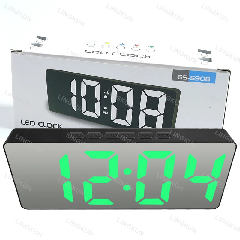 Despertador Eletrônico Digital Led Grande Display