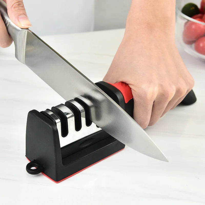 Amolador de Faca Para Cozinha, 4 Segmentos