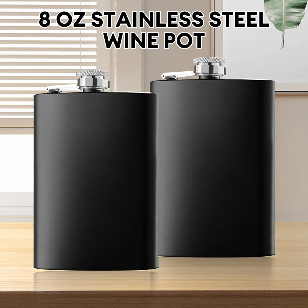 Drinkware copo de vinho 8oz portátil aço inoxidável