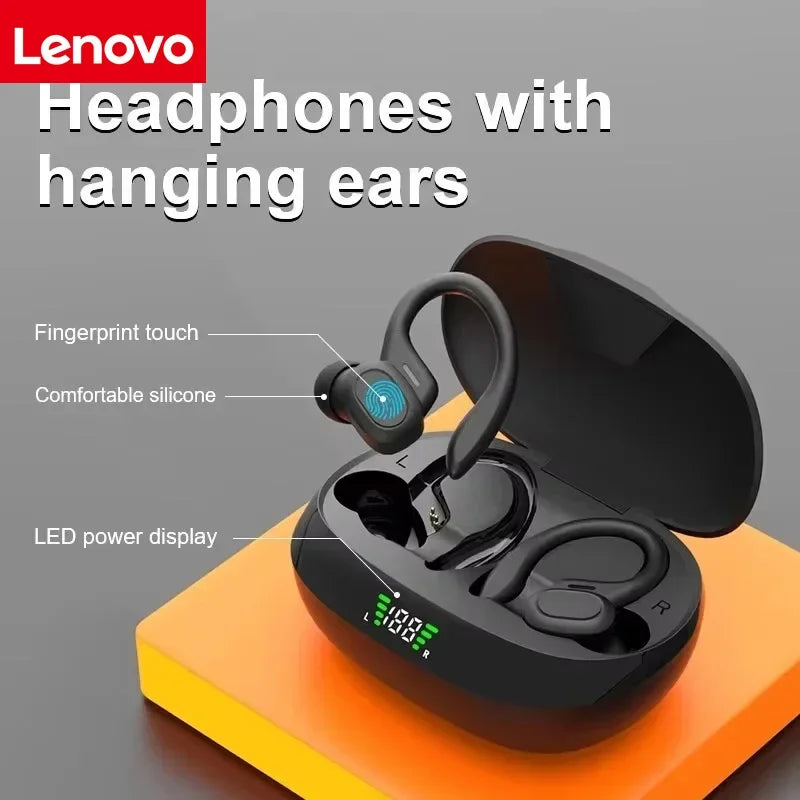 Fones de ouvido esportivos sem fio Lenovo