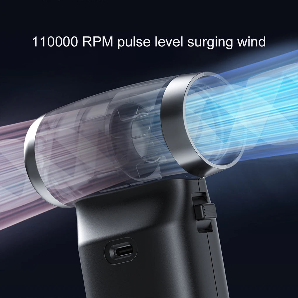 Mini turbo jet ventilador de ar espanador