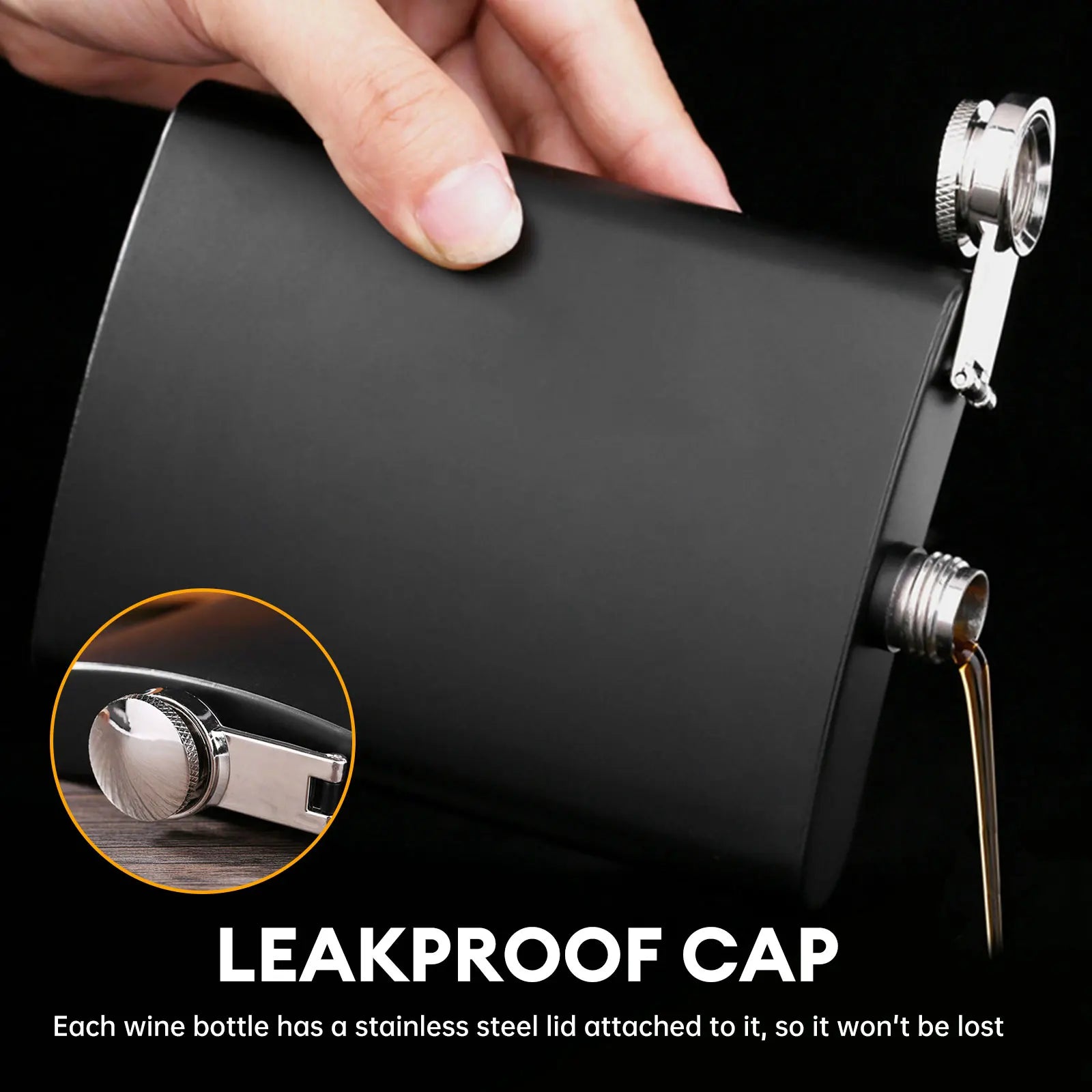 Drinkware copo de vinho 8oz portátil aço inoxidável