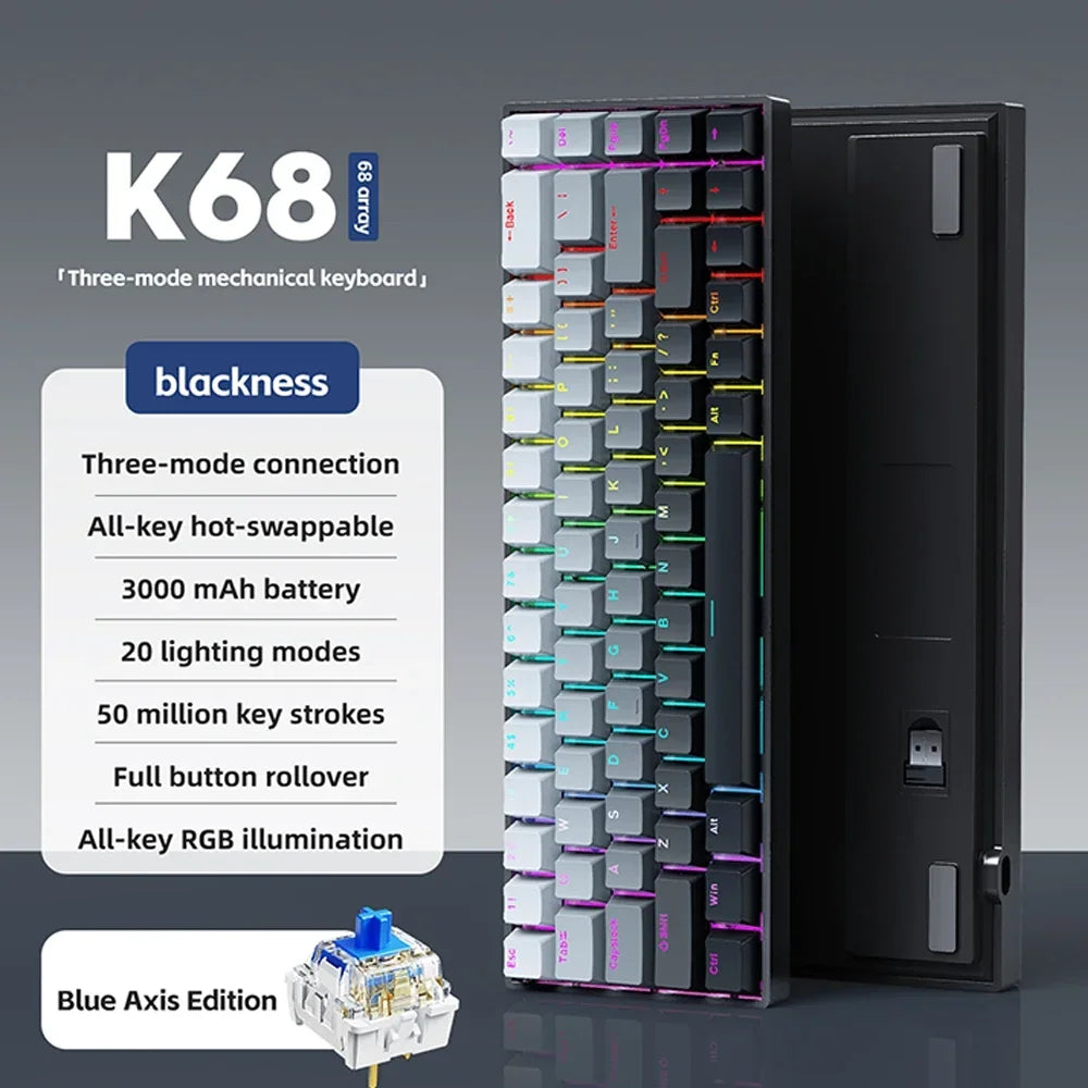 K68 teclado mecânico