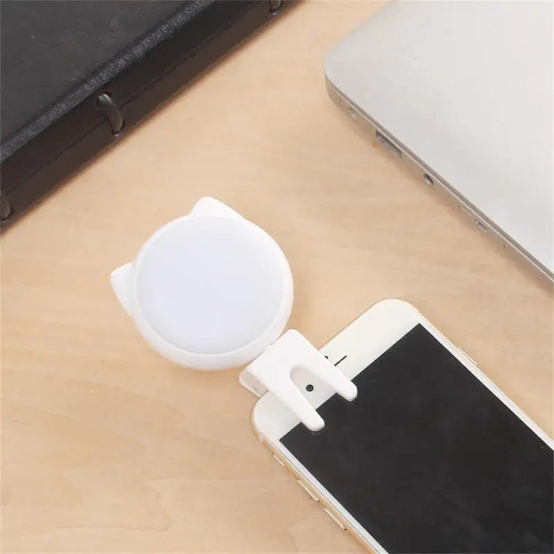 Nova moda recarregável selfie luzes led flash