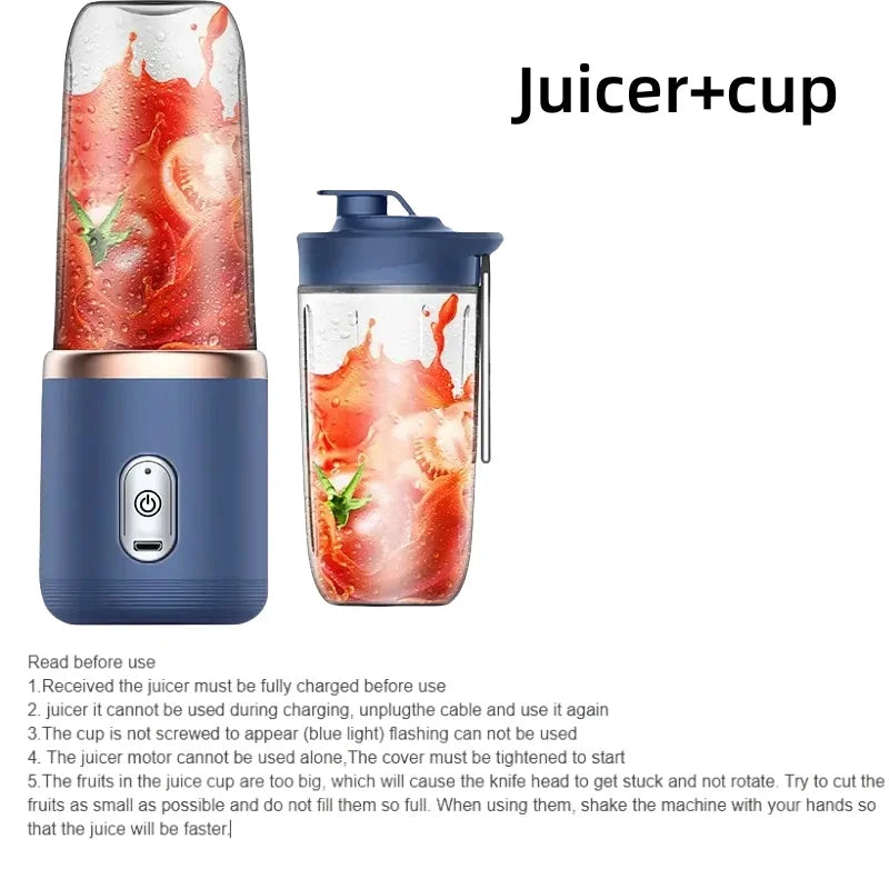 Blender Para Suco 400ML USB
