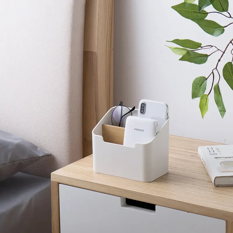 Caixa de armazenamento prática para controles remotos