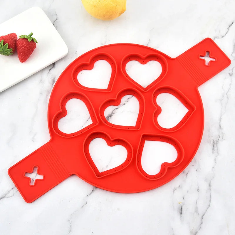 Máquina De Panqueca De Anel De Silicone Antiaderente