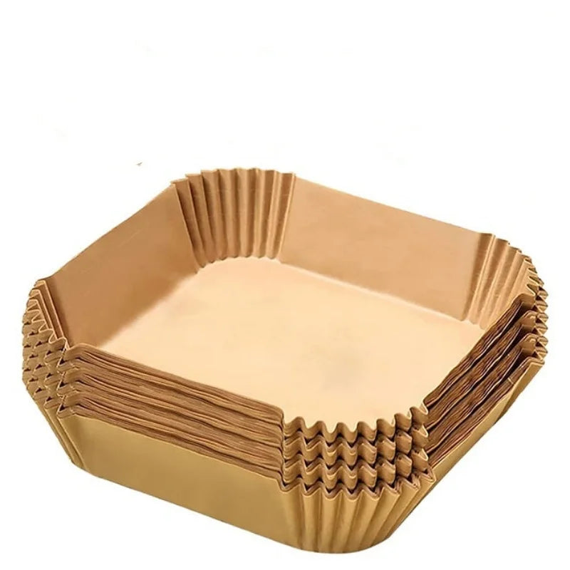 100 Unidades de Forros de Papel para Airfryer