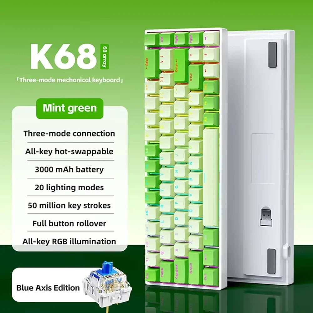 K68 teclado mecânico