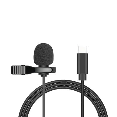 Microfone de Lapela Portátil Mini