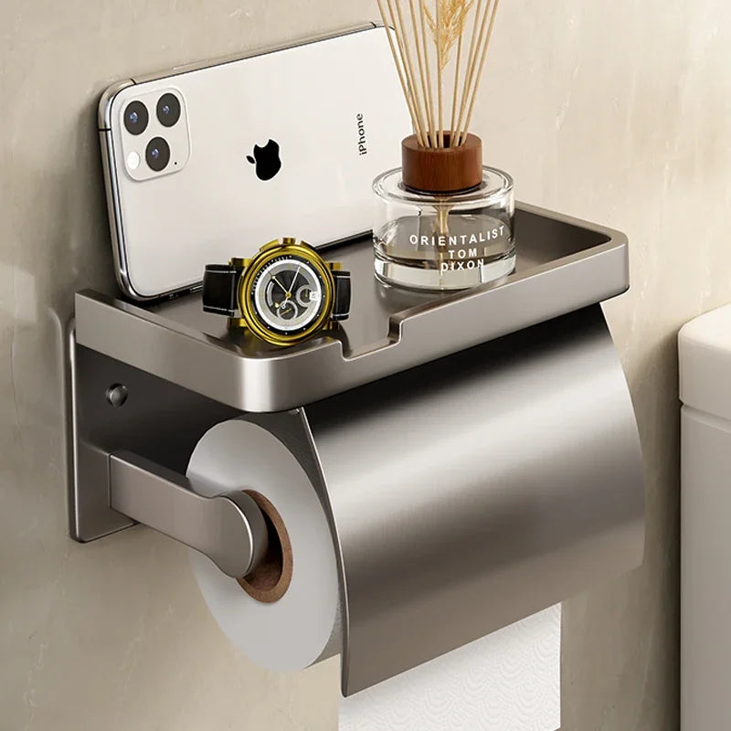 Suporte de Papel Fixado na Parede