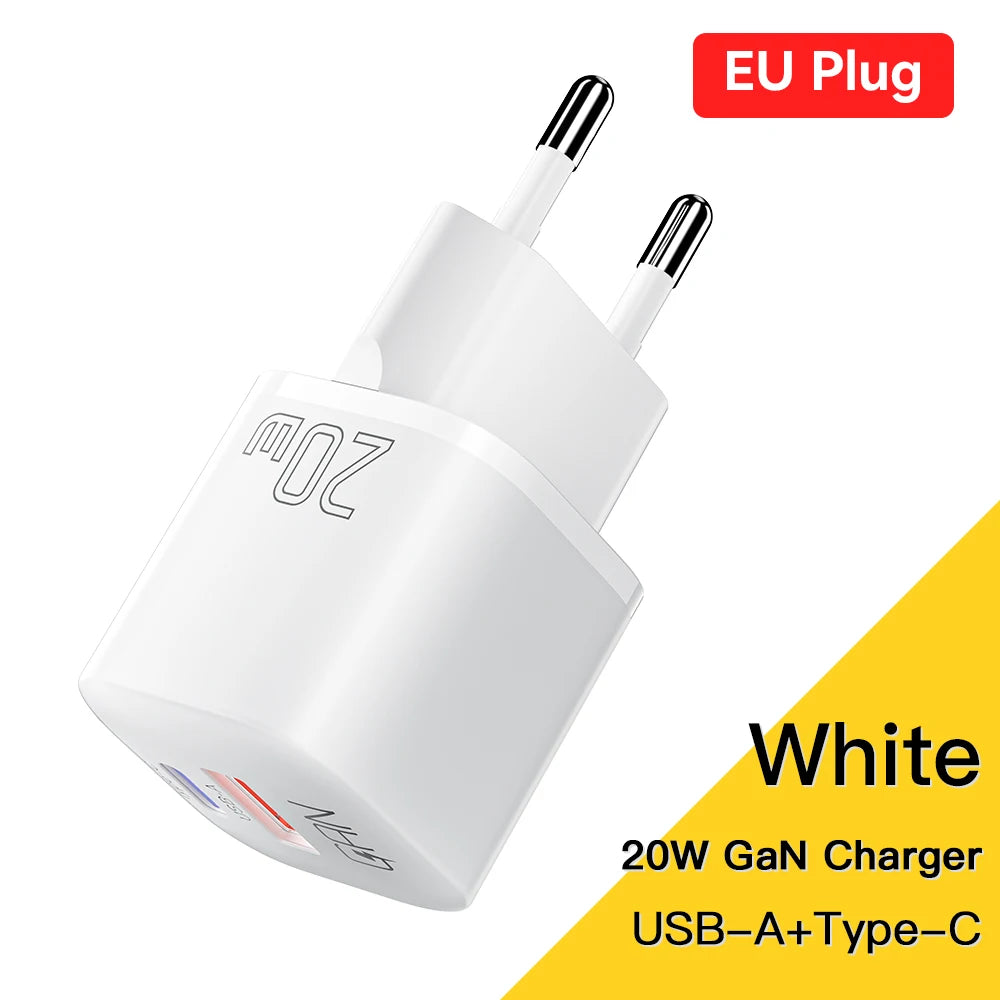 Essager 20w gan usb tipo c carregador pd carga rápida