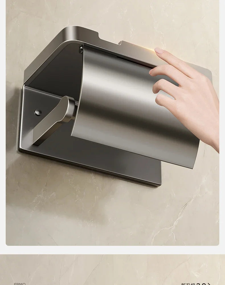 Suporte de Papel Fixado na Parede