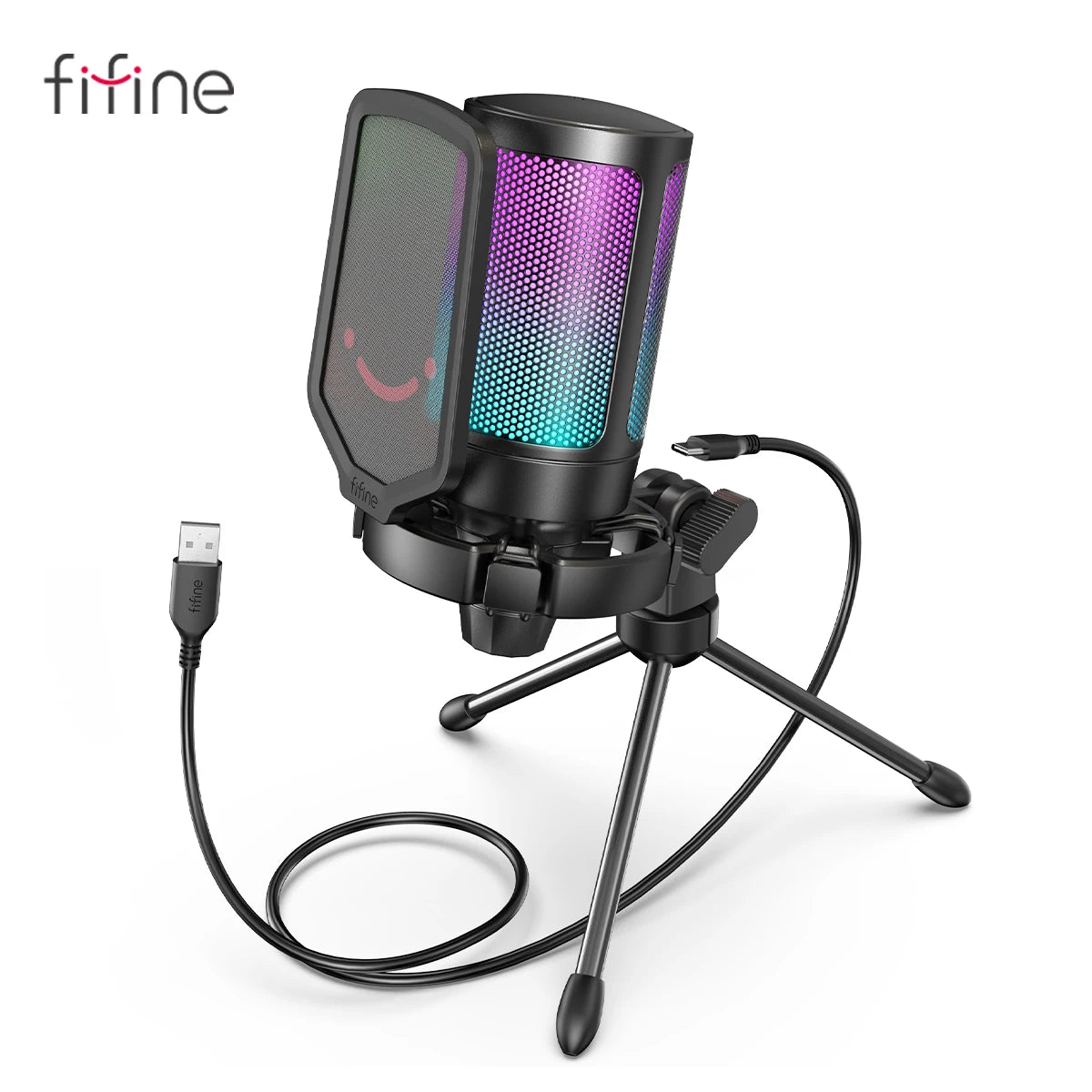 FIFINE Microfone USB para Jogos