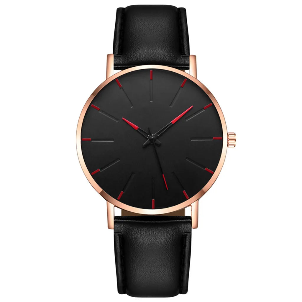 Men Vintage Luxury Watches Casual Quartz Watch Luxury Watch Stainless Bracele Steel Dial Men'S Watch Trend Leather Wrist Watch