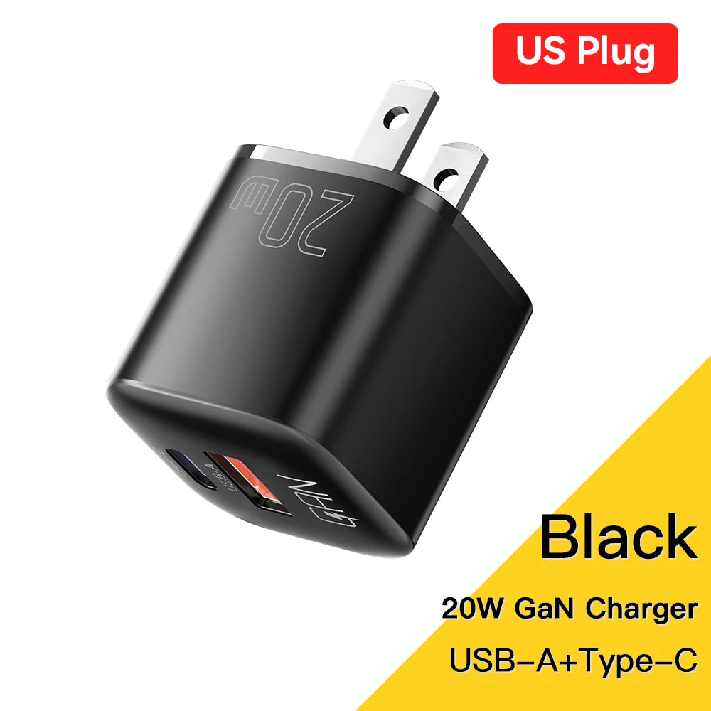 Essager 20w gan usb tipo c carregador pd carga rápida