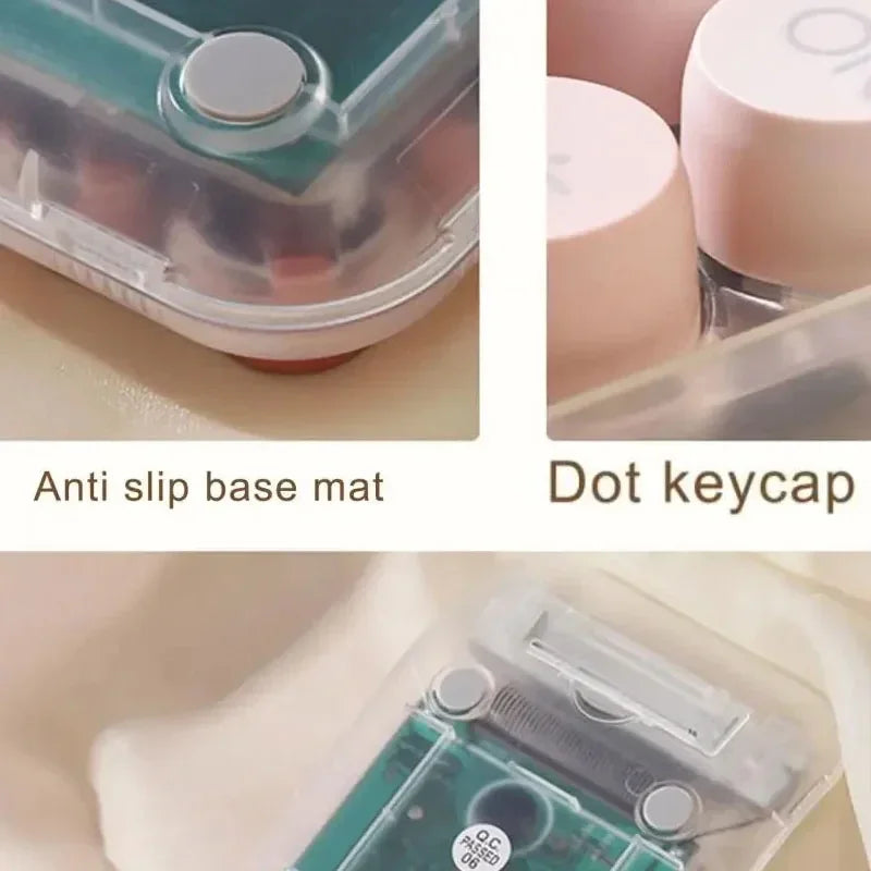 calculadora eletrônica transparente