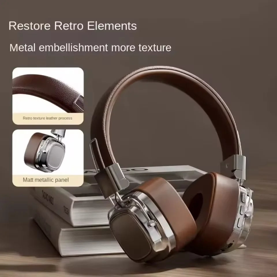 Fones de Ouvido Bluetooth Sem Fio Dobráveis 5.3
