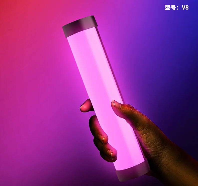 Luxceo v8 portátil rgb luz de vídeo gamer lâmpada 2000mah