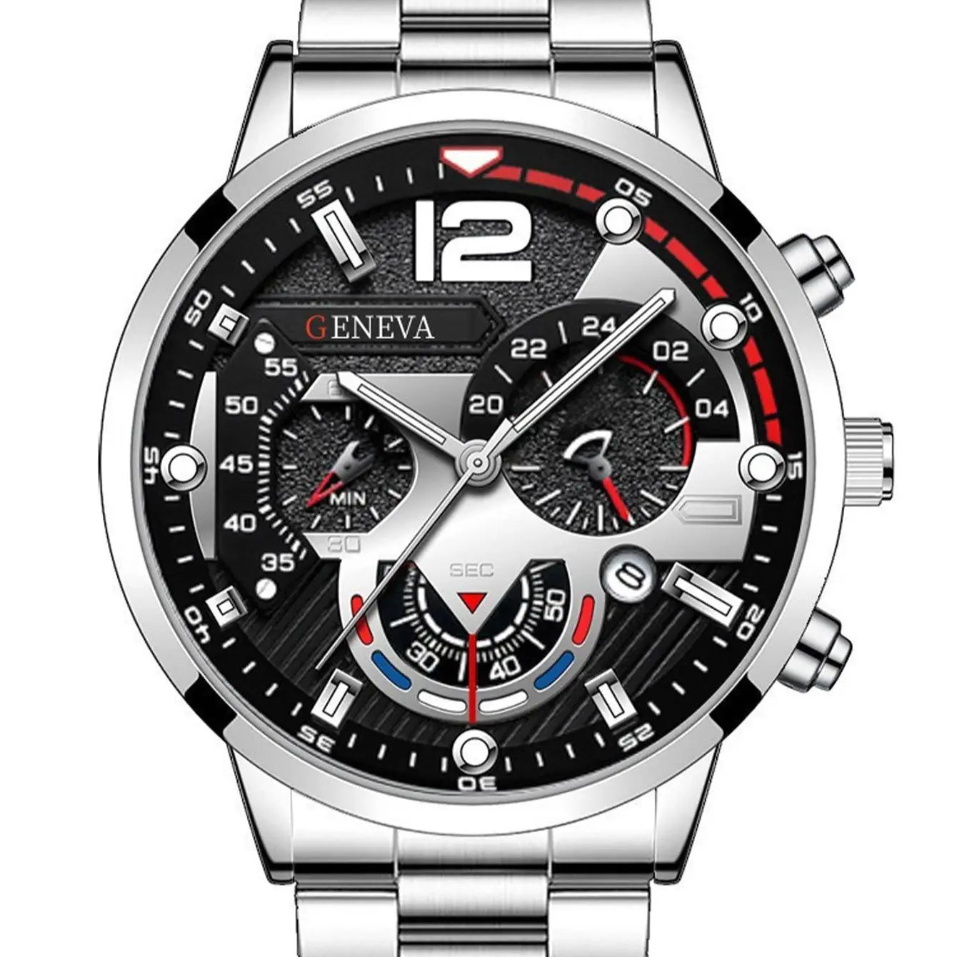 Kit Pulseira, Relógio e Corrente