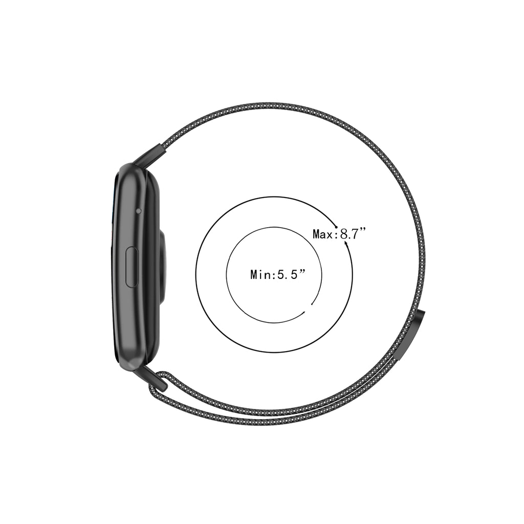 pulseira de laço magnético milanês para huawei watch fit