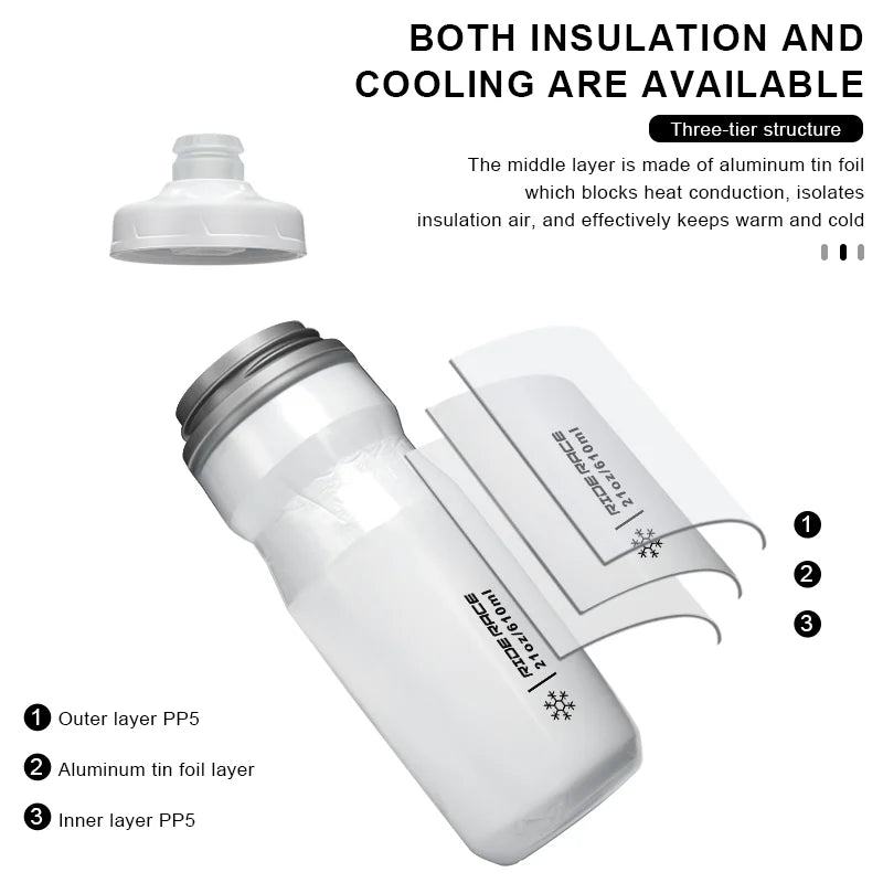 garrafa de água térmica 610m