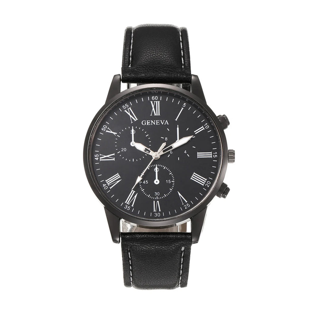 2 peças relógios masculinos elegantes