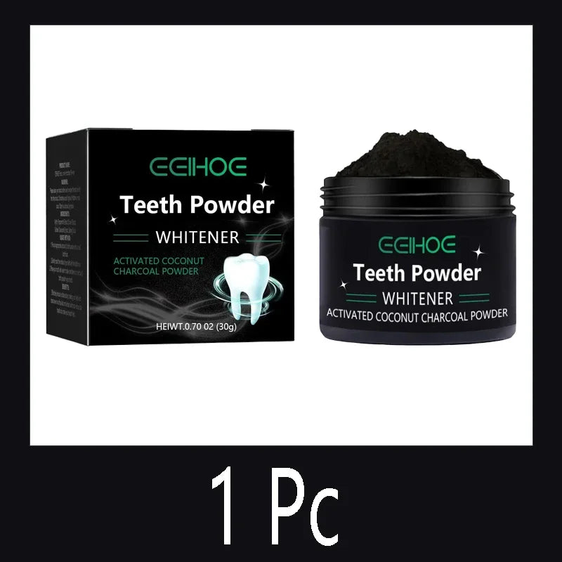 Pó Clareador de Dentes Carvão Ativado