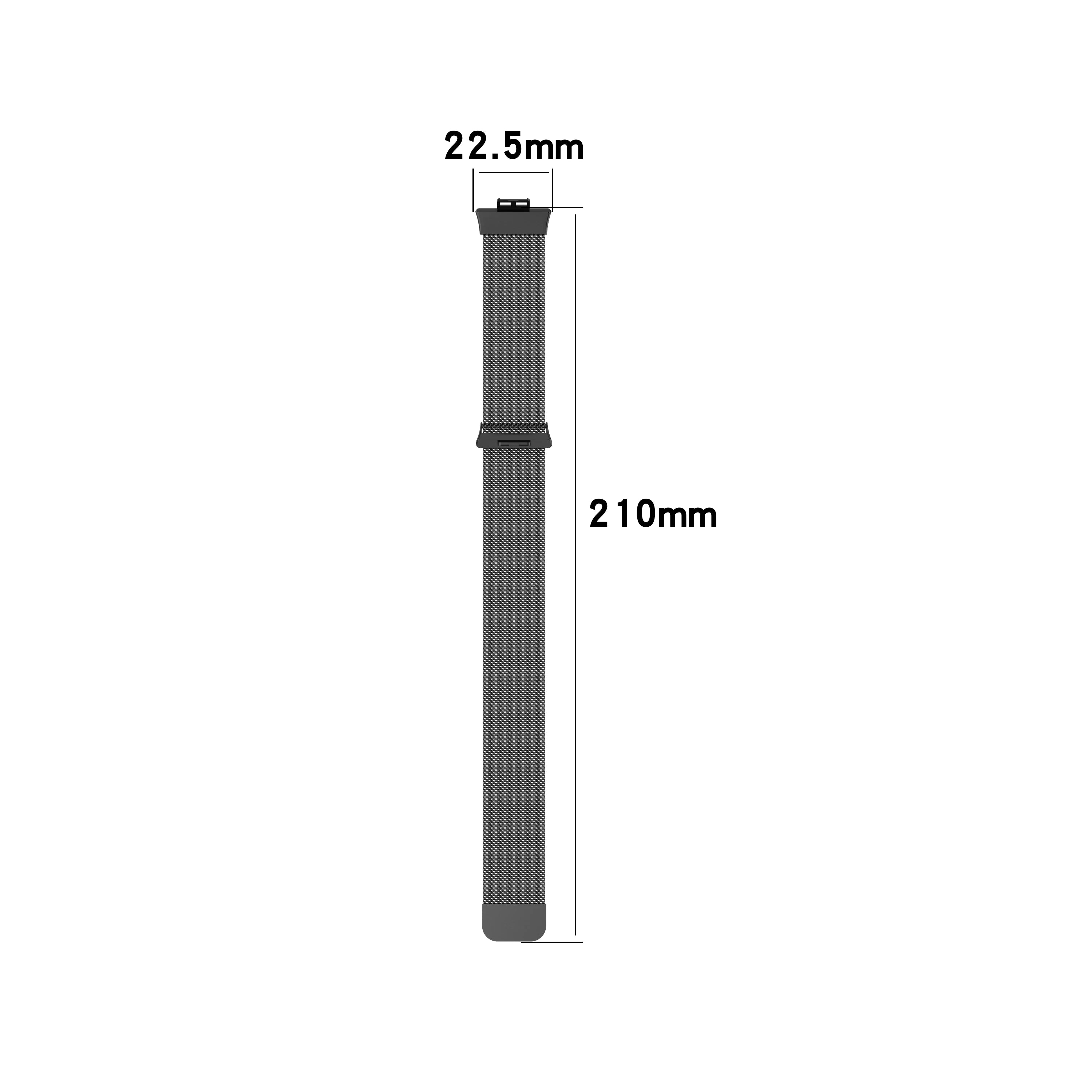 pulseira de laço magnético milanês para huawei watch fit