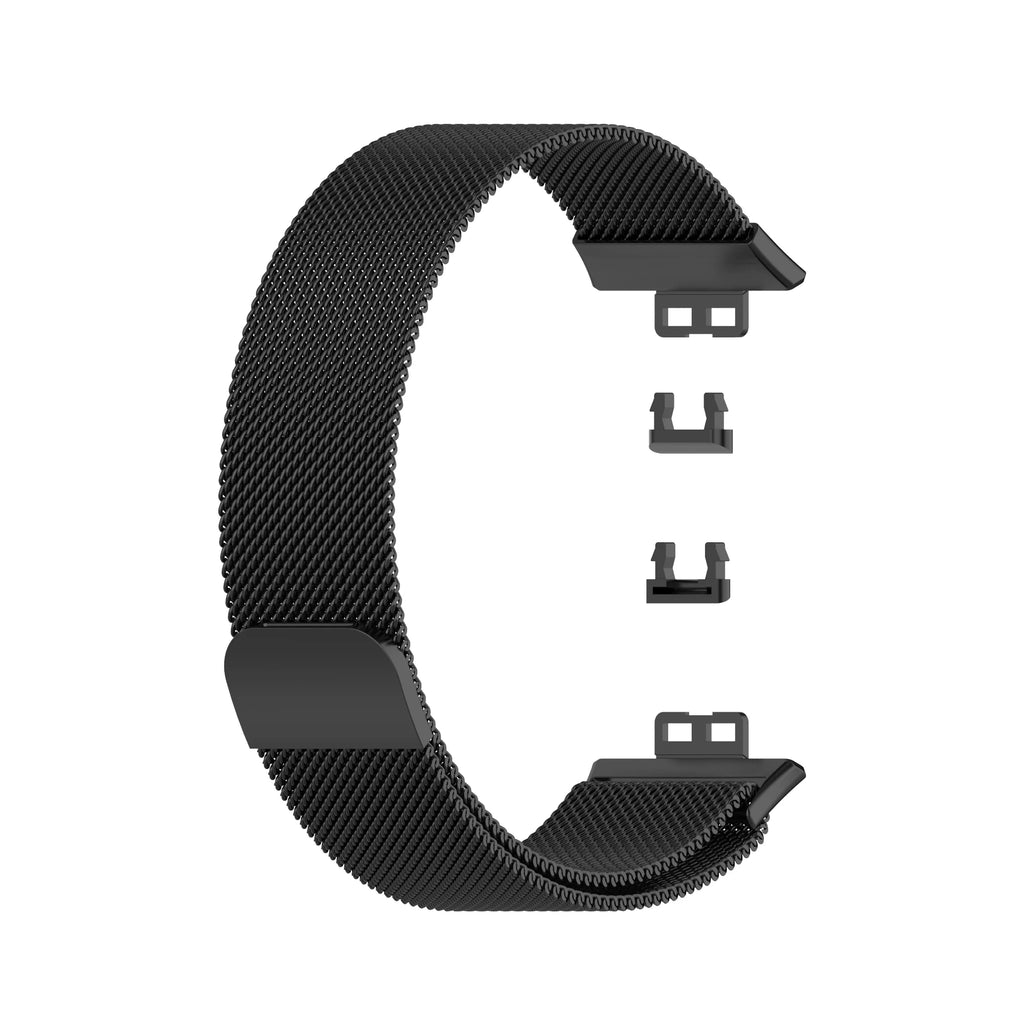 pulseira de laço magnético milanês para huawei watch fit