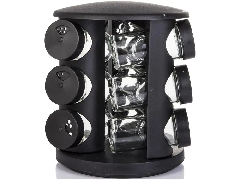 Porta Temperos de Vidro Brinox 10 Peças