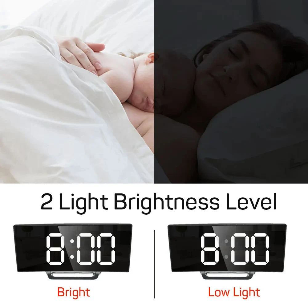 Despertador Eletrônico Digital Led Grande Display