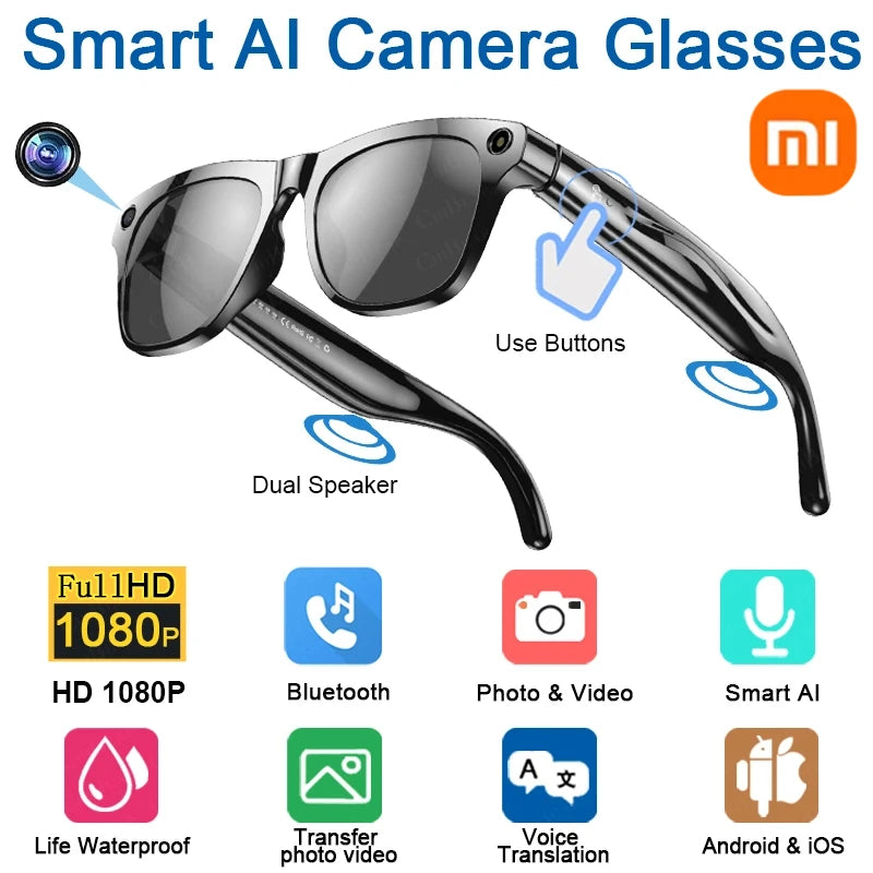 XIAOMI Smart Glasses 4K com IA