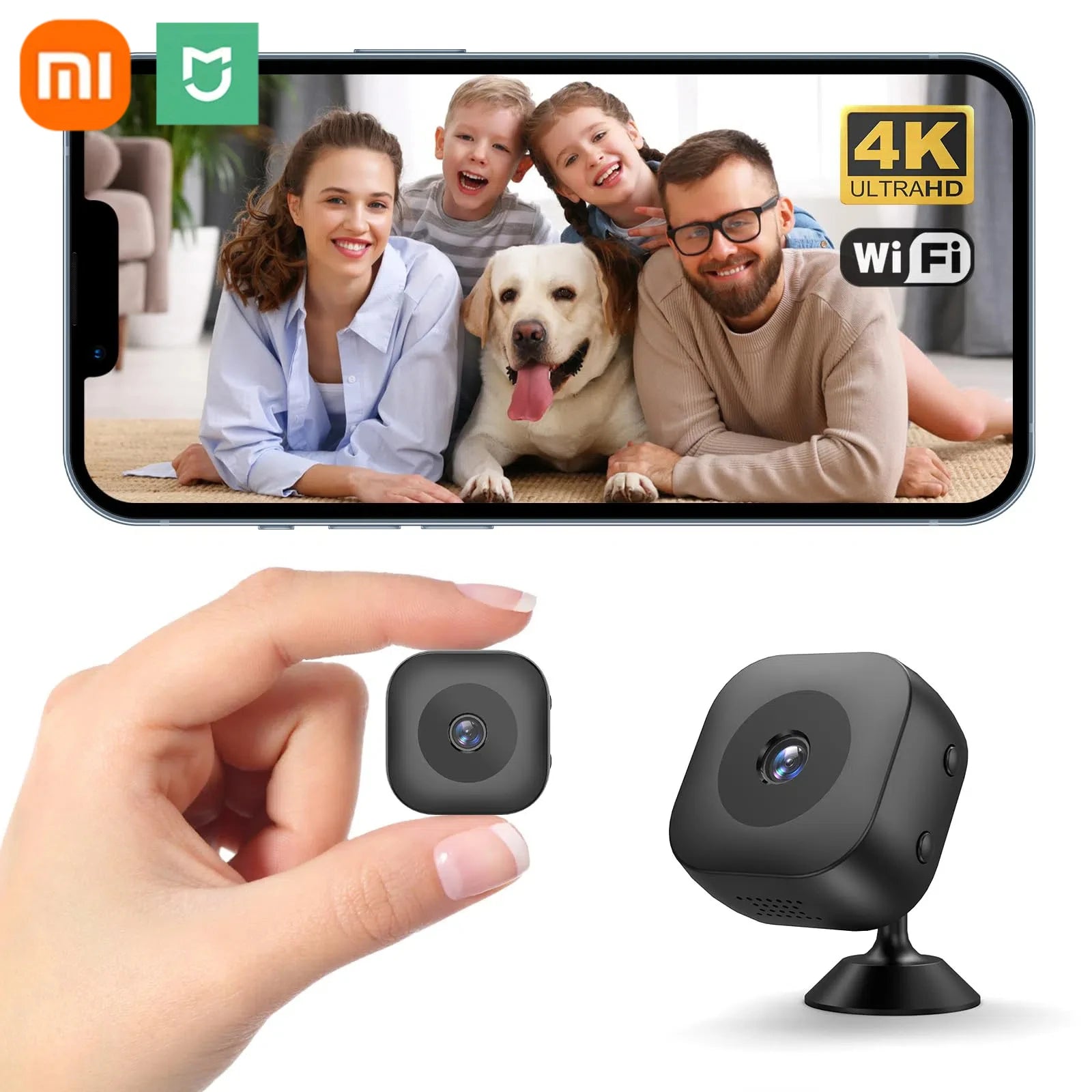 Xiaomi Mini 4K HD Câmera WiFi Wireless