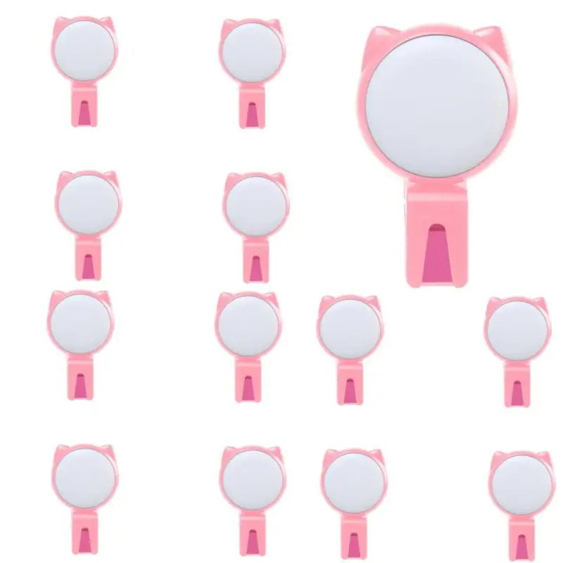 Nova moda recarregável selfie luzes led flash