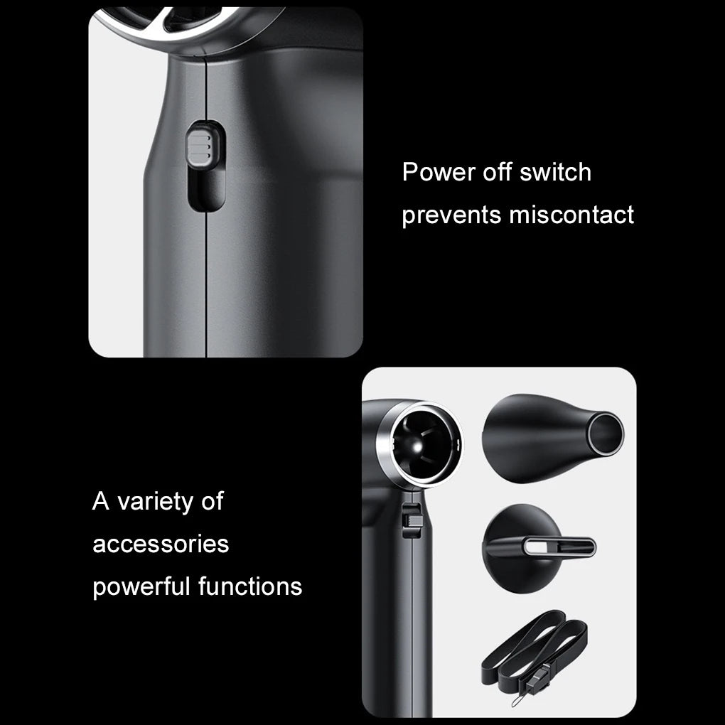 Mini turbo jet ventilador de ar espanador