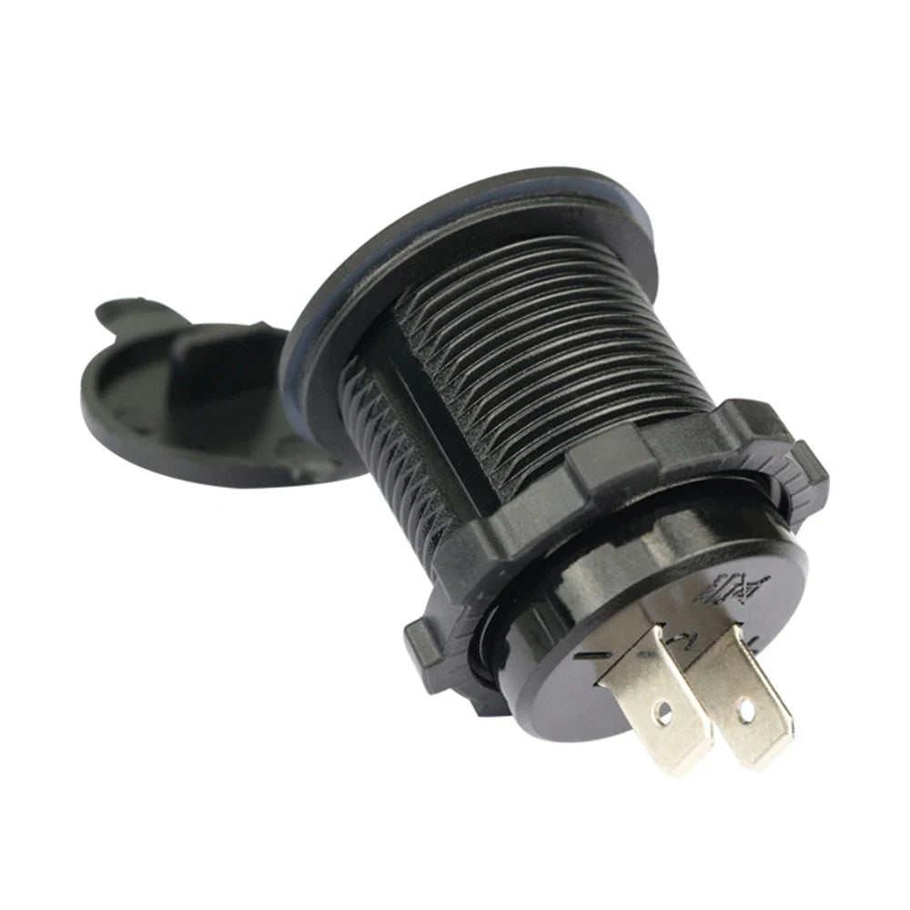 Universal 12v-24v porta dupla carga rápida carregador de telefone do carro TYPE-C usb 5v 3.1