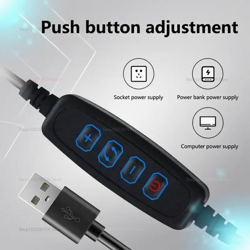 Luminária de LED em espiral