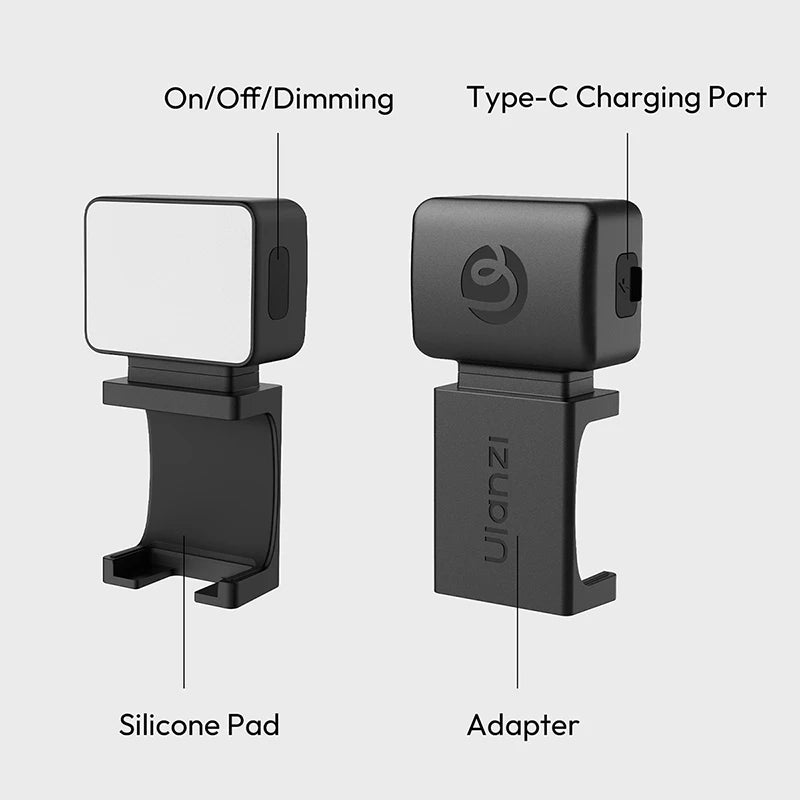 Ulanzi LM001 Pocket 3 Mini Luz de Vídeo 5800K