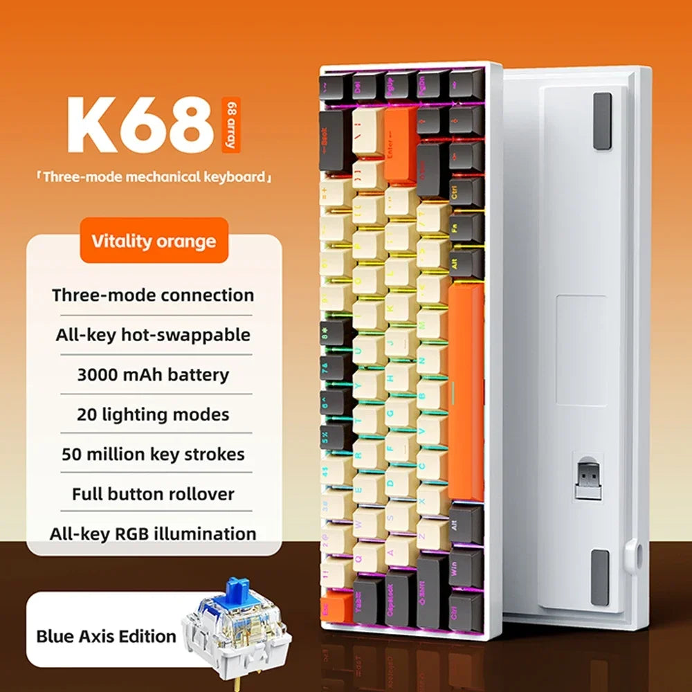 K68 teclado mecânico