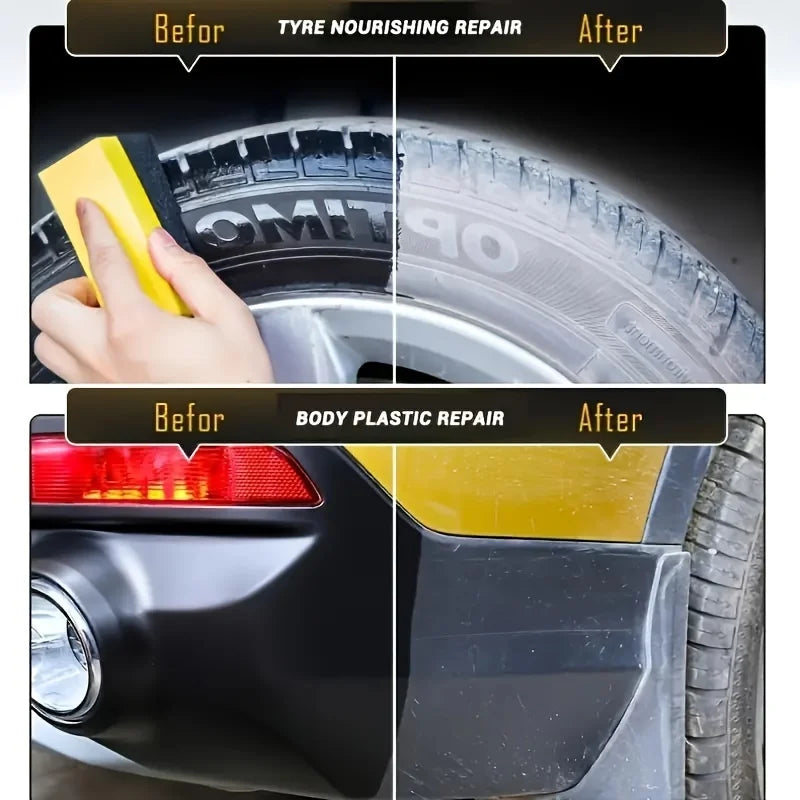 Restaurador de Cera para Pneu de Carro