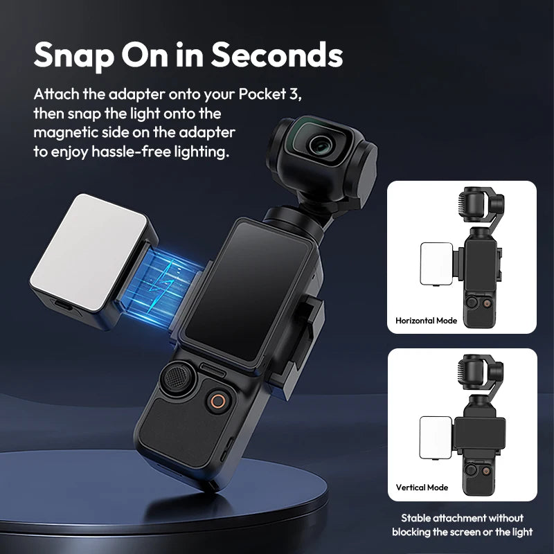 Ulanzi LM001 Pocket 3 Mini Luz de Vídeo 5800K