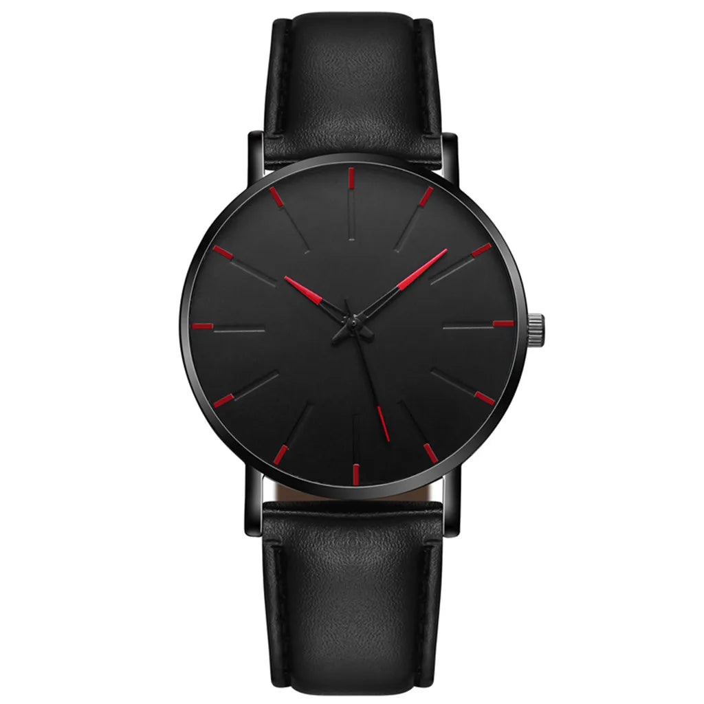 Men Vintage Luxury Watches Casual Quartz Watch Luxury Watch Stainless Bracele Steel Dial Men'S Watch Trend Leather Wrist Watch