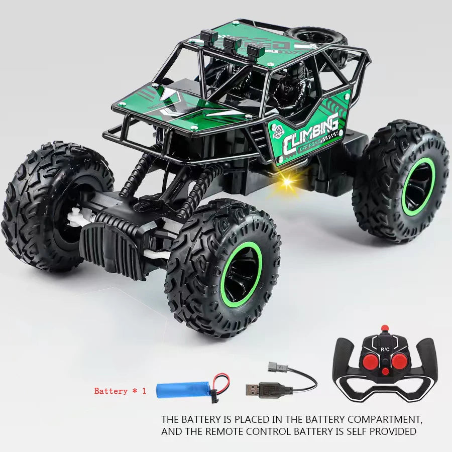 Novo carro rc 1:16 2wd com luz led 2.4g 20 km/h alta velocidade