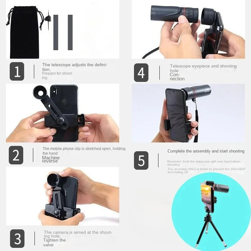 Mini Telescópio Portátil