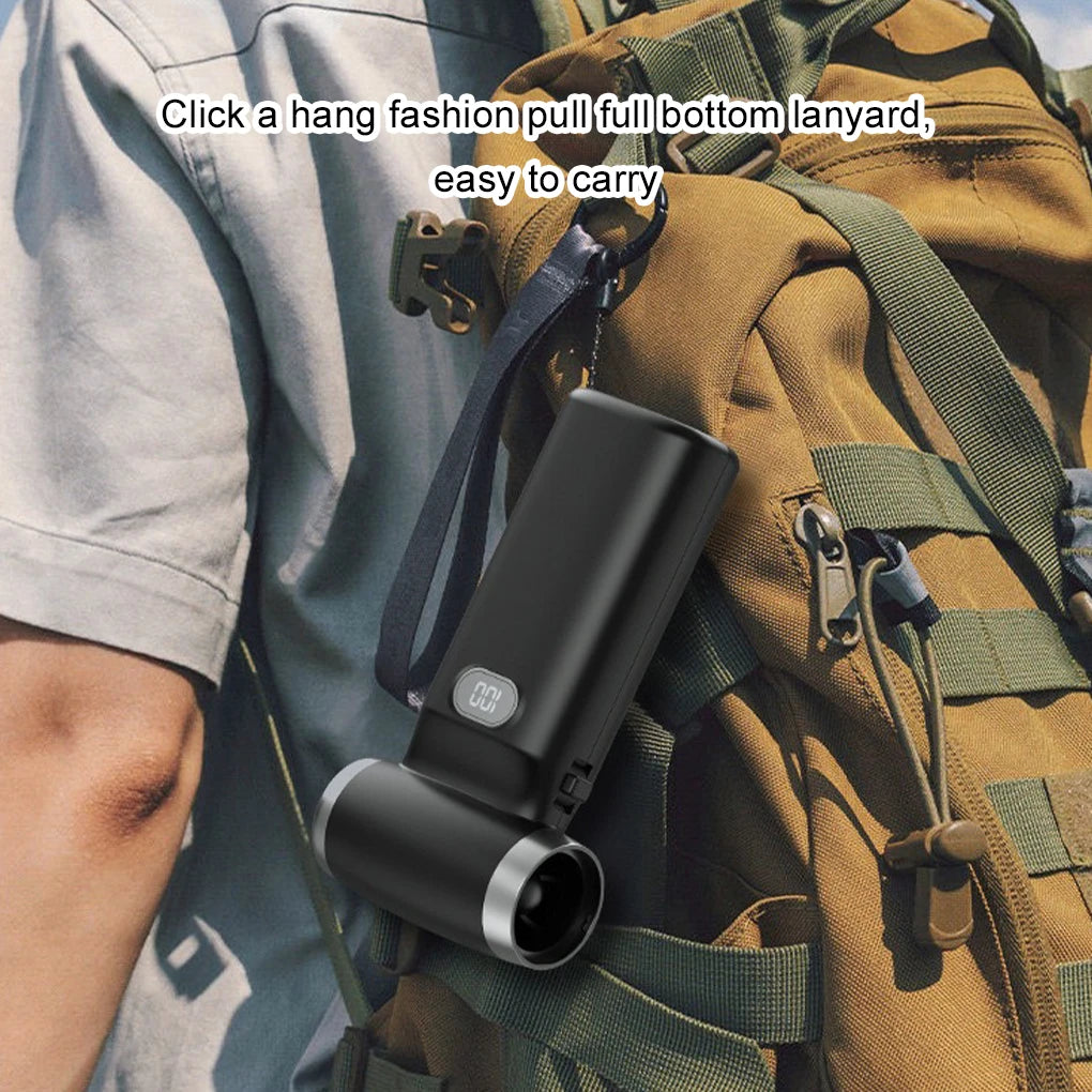 Mini turbo jet ventilador de ar espanador